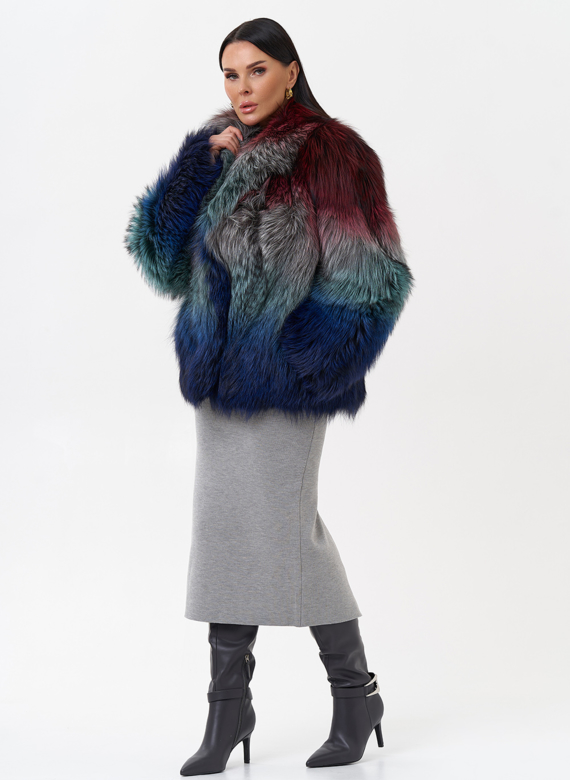 Куртка из чернобурой лисы 