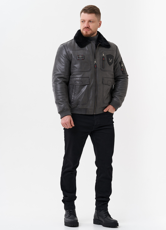 Мужская дубленка  модель № 29049 в кредит