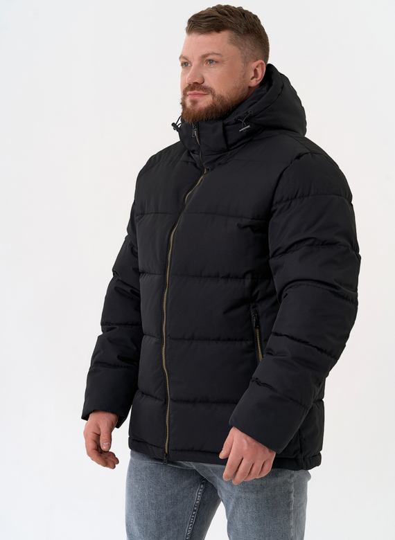 Мужской пуховик с капюшоном 