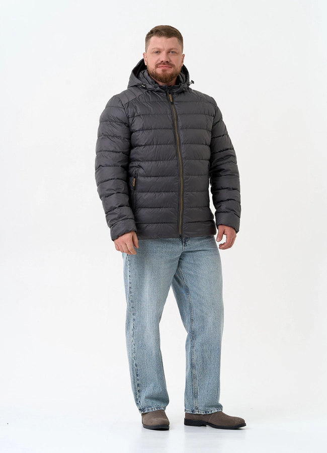 Куртка мужская с капюшоном модель № 32519 в кредит