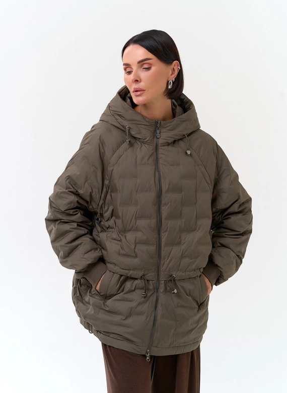Женская куртка с капюшоном фото
